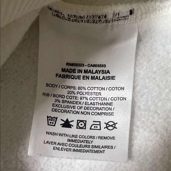 ☑️🚹Nike Men's Classic White Crewneck Sweater - Picture 16 of 17